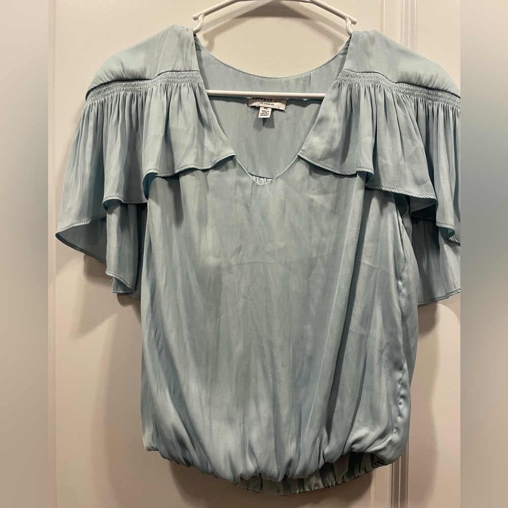 Size XS, satin blouse from Current Air Los Angeles